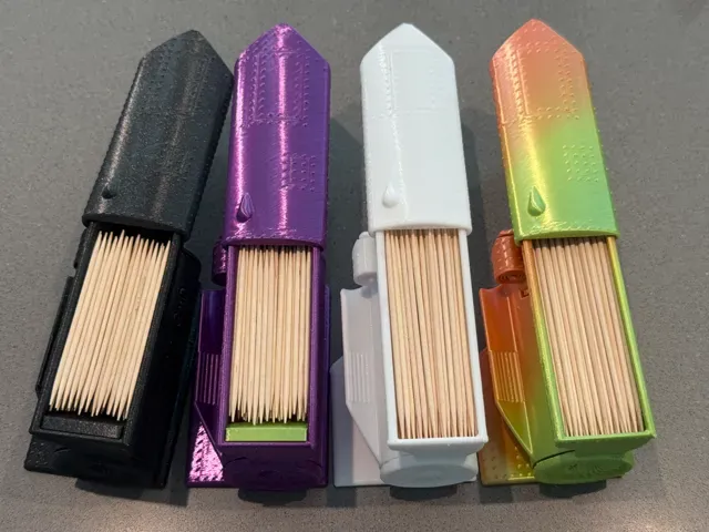 Print in Place - Toothpick Dispenser - V5.44 — Image 12 of 16