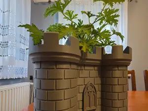 Castle Planter - A Royal Home for Your Plants!