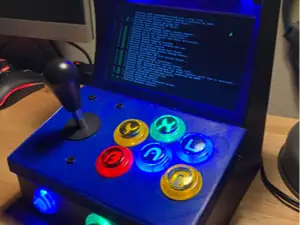 Arcade Sr -Mini Arcade Cabinet full size joystick