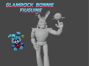 Glamrock Bonnie Figurine - FNAF