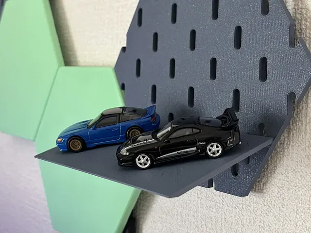 [HEXORA] 3-Inch (1:64) Mini Car Display Shelf — Фото 2 из 10