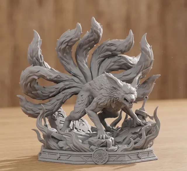Kuruma Naruto Raposa de 9 Caldas — Image 2 of 6