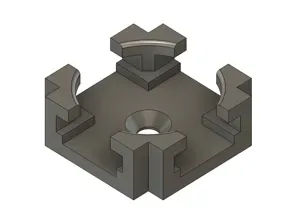 T-track 4-way Intersection T-Bolt Insert