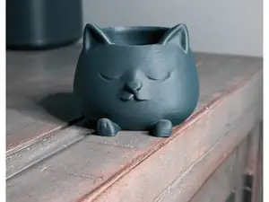 Cute Cat Planter or bowl