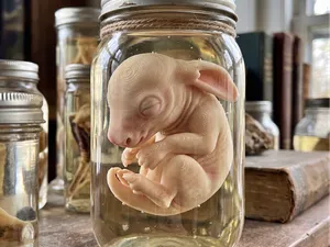 Rabbit Embryo Specimen Jar