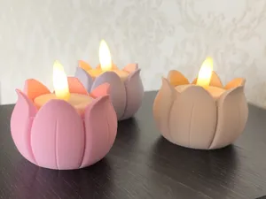 Spring Tulip Tea Light Holder