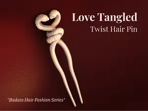 Love Tangled - Snake Hairpin