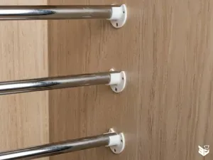 Universal Wardrobe Closet Rod Support (20 25 30mm)