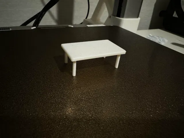 Miniature Dollhouse Rectangle Table — Фото 4 из 5