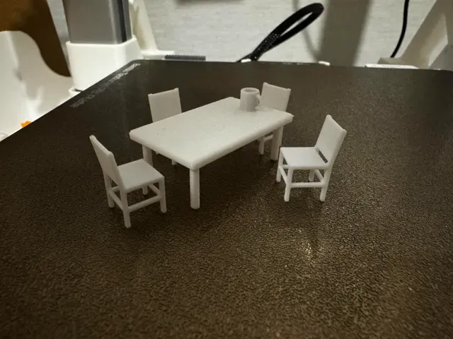 Miniature Dollhouse Rectangle Table — Фото 2 из 5