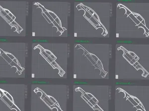 (UPDATE 11) Collection of car silhouettes