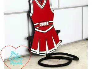 Cheer Outfit Hair Tie Holder Key chain