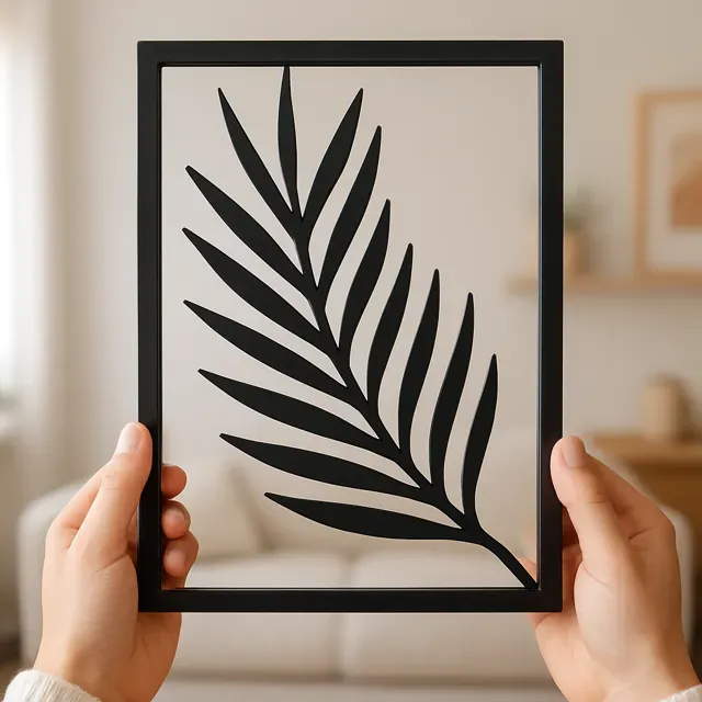Leaves Modern Wall Art — Image 2 of 2
