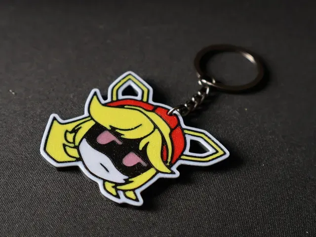 Lizzy Keychain Murder Drones Glitch pin — Image 2 of 6
