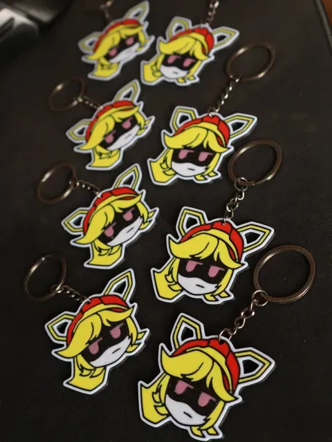 Lizzy Keychain Murder Drones Glitch pin — Image 6 of 6