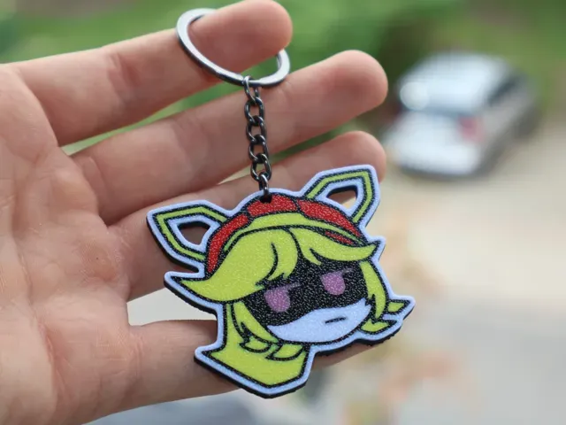 Lizzy Keychain Murder Drones Glitch pin — Image 5 of 6