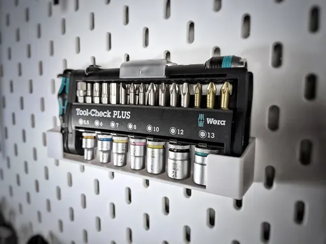 WERA Tool-Check PLUS holder for Skadis pegboard — Image 6 of 9