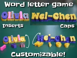 Word letter game - fully configurable!