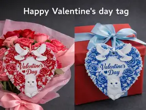 Valentine’s Day Heart with Roses – Romantic Card 