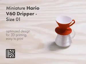 Miniature Hario V60 Coffee Dripper - Size 01