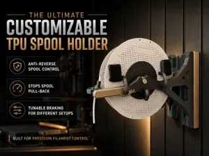 The Ultimate Wall Mounted TPU Spool Holder!