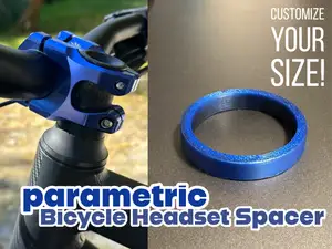Parametric Bike Headset Spacer (Fork & Steerer)