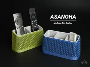 Asanoha Modular Remote Control Holder