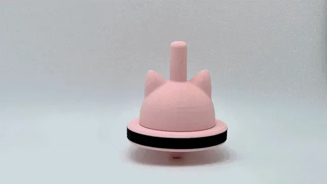 Cute Cat Spinning Top Fidget Toy — Image 2 of 5