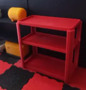 trolley shelf for the garage in scale 1:18
