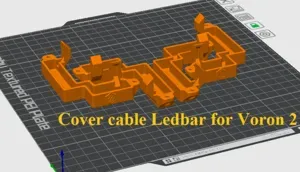 cover cable led bar for voron 2.4