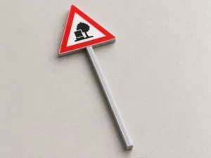 German Sign VZ 101-54 Low Branches - 6 Scales