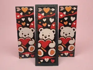 Love Bear 50mm x 150mm Bookmark