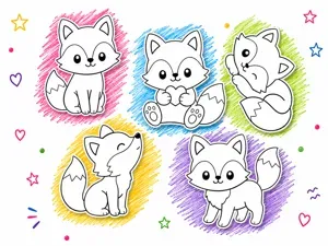 Zorritos para Pintar ¡Diversión para los peques!