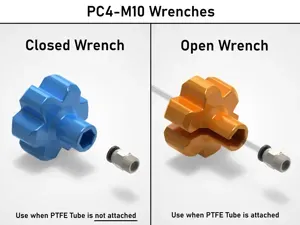 PC4-M10 Wrenches (for PTFE Tube Connectors)