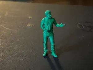 diorama miniature - talking man