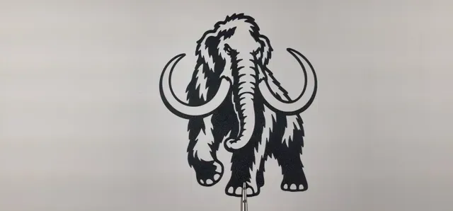 Mammoth 2D Wall Art – Prehistoric Animal Decor — Фото 2 из 3