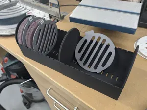 Sanding / Grinding disk holder + dividers 125mm