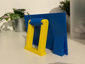 Customizable Nameplate with Foldable TPU Kickstand