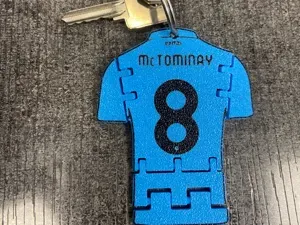 portachiavi maglia Napoli scudetto Scott McTominay