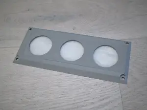Air intake filter frame for DYI enclosures