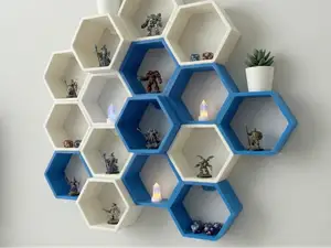 ⬡ The Hexa-Link: Precision Modular Shelf System