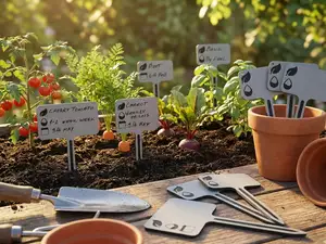 Reusable 50 mm Garden Labels & Stakes