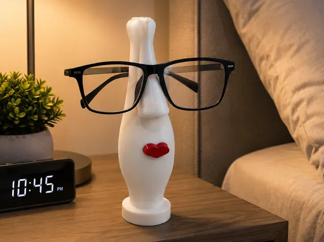 Art Face Glasses Stand V2 , Eyeglasses Holder
