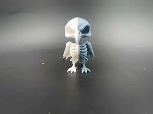 Skeletal Crow Figurine - No AMS - Multicolor - Toy