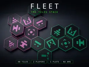Fleet - Hex Tile Strategy Board Game, 2 Players