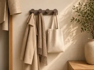 Parametric Minimalist Wall Hook Rack – 1–10 Pegs