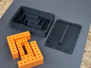 Clamping Square Organization Box (Corner Clamps)