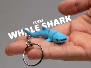 Flexi Whale Shark – Articulated & Keychain