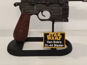 Display Stand for ANH Han Solo DL-44 Blaster