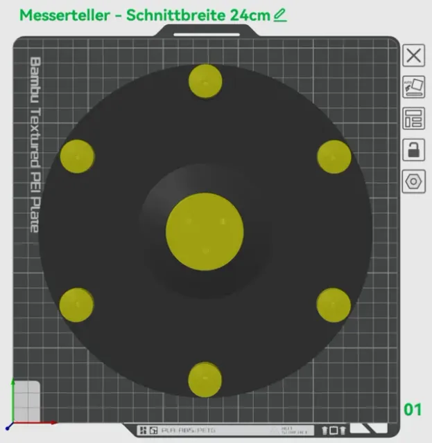 Messerteller für 24cm Schnittbreite (Sileno Life) — Image 3 of 3
